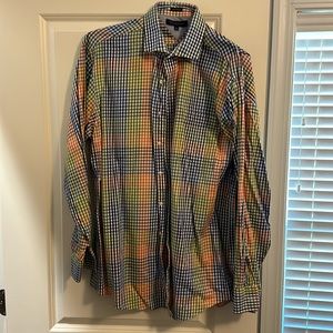 Men’s Tommy Hilfiger multicolor checked dress shirt